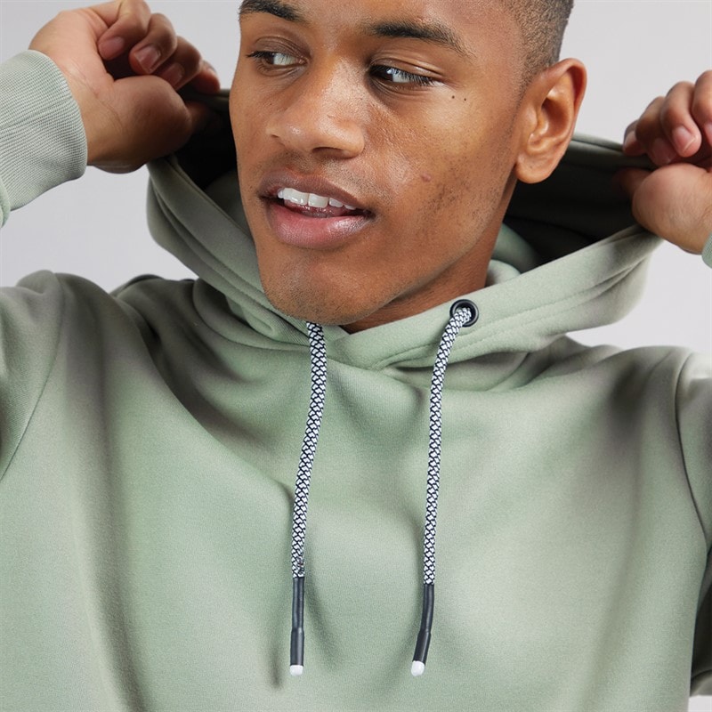 Brave Soul Heren Zoid Hoodie Minral Groen - Afbeelding 3