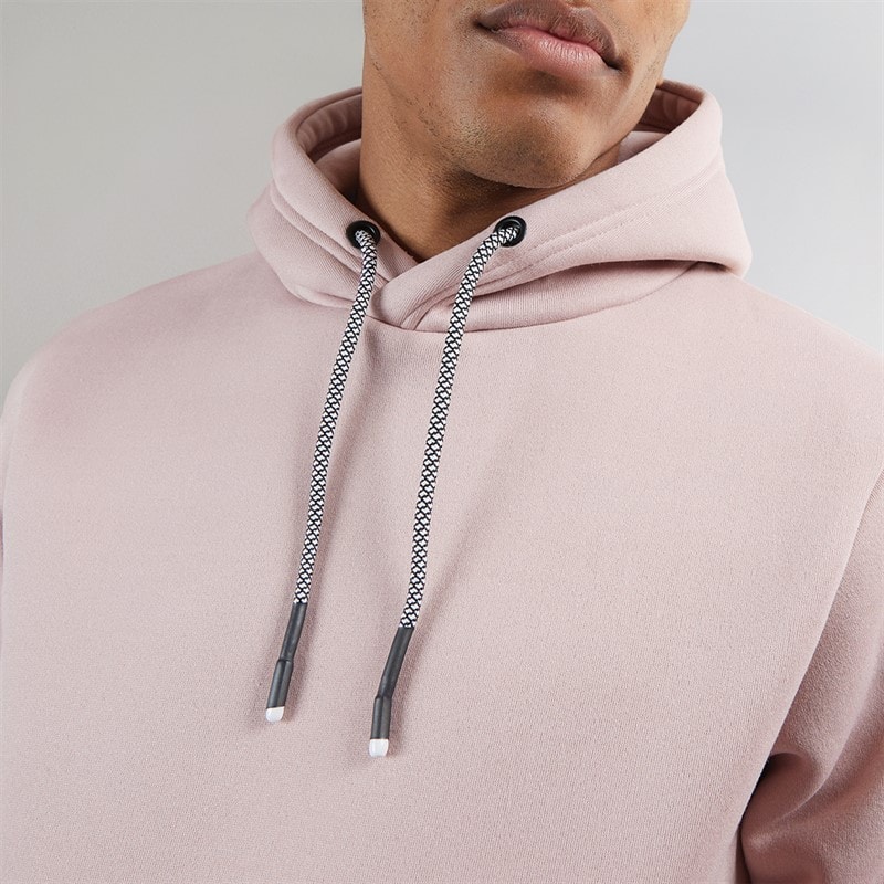 Brave Soul Sweat à Capuche Zoid Homme Rose Poudré - Image 3