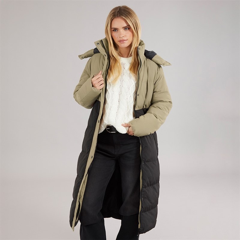 Brave Soul Damen Myra Pufferjacke Mehrfarbig