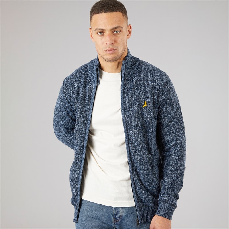 Brave Soul Heren Damir Truien Blauw - Afbeelding 1