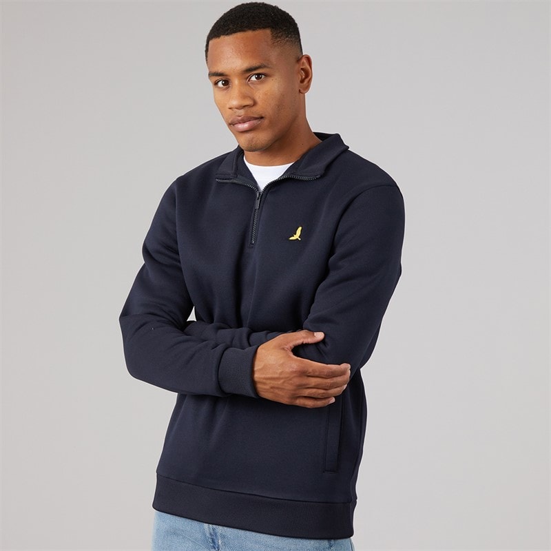 Brave Soul Herren Idaho Pullover Blau