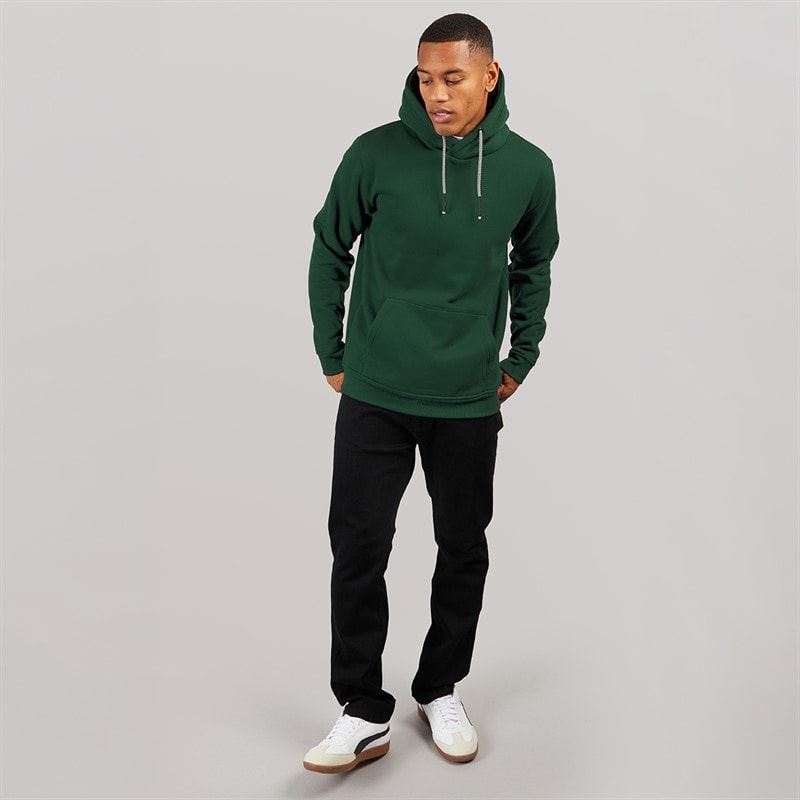 Brave Soul Heren Zoid Hoodie Hunter Groen - Afbeelding 3