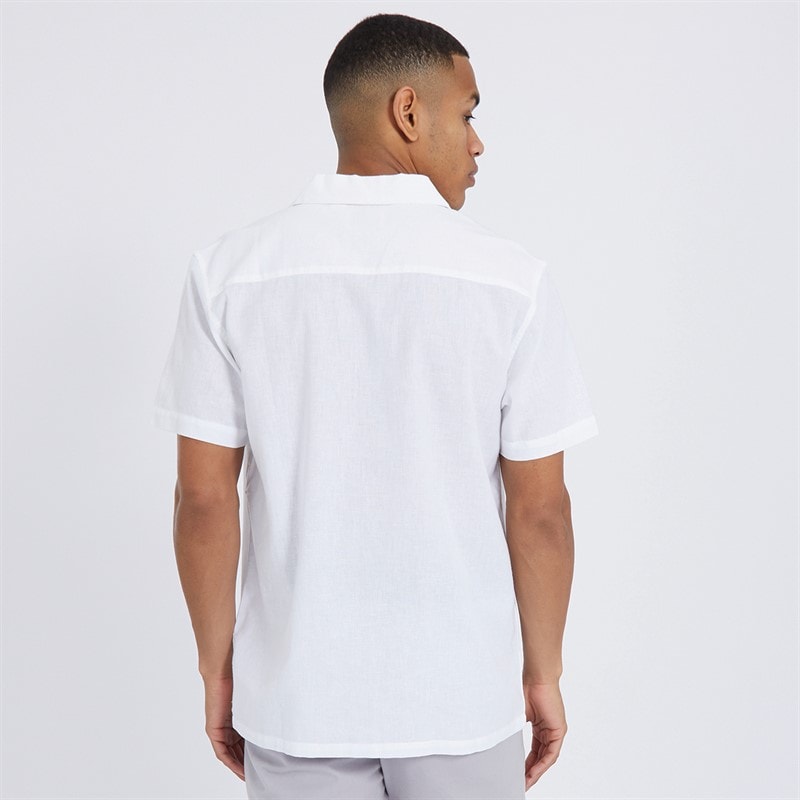 Brave Soul Heren Eubank Shirt Optisch Wit - Afbeelding 2