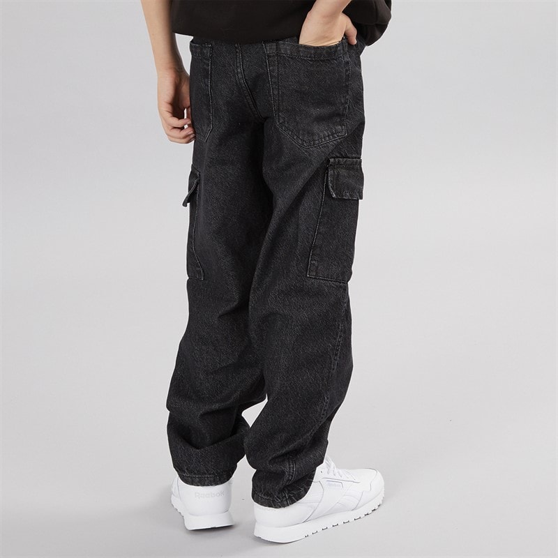 Brave Soul Jongens Cargo Jeans met Losse Pasvorm Antraciet - Afbeelding 2