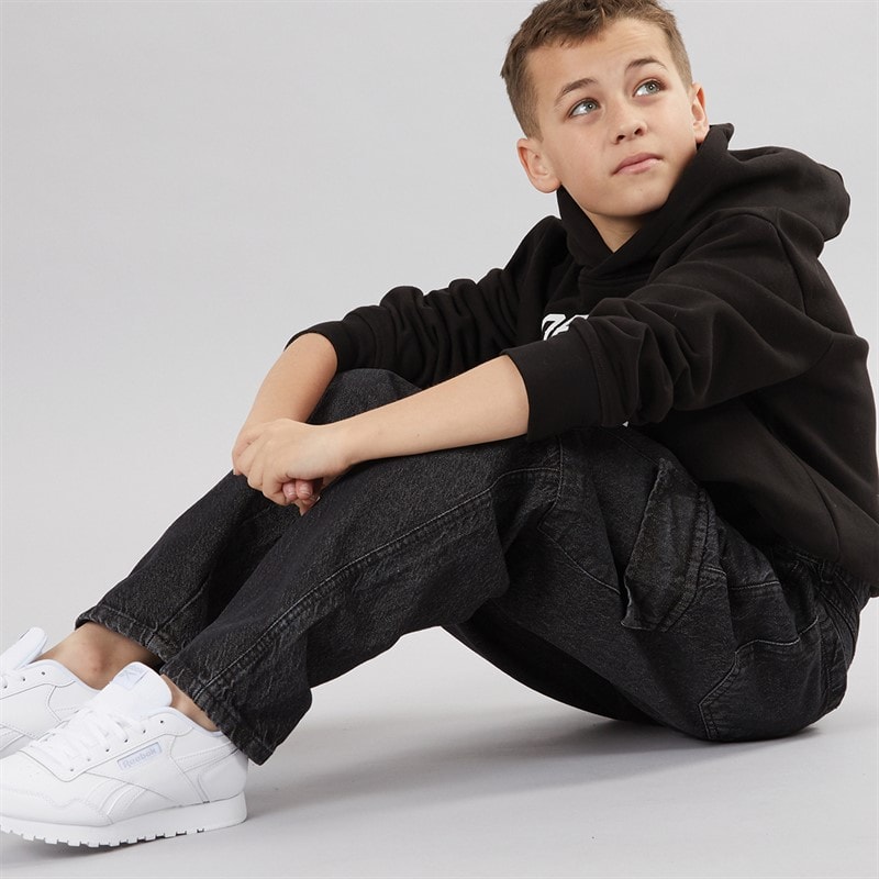 Brave Soul Jongens Cargo Jeans met Losse Pasvorm Antraciet - Afbeelding 3