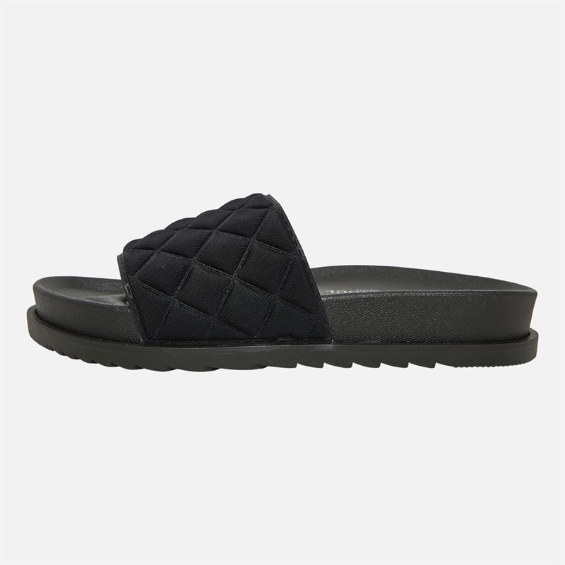 Brave Soul Slider Sandales Mae Femme Noir - Image 3