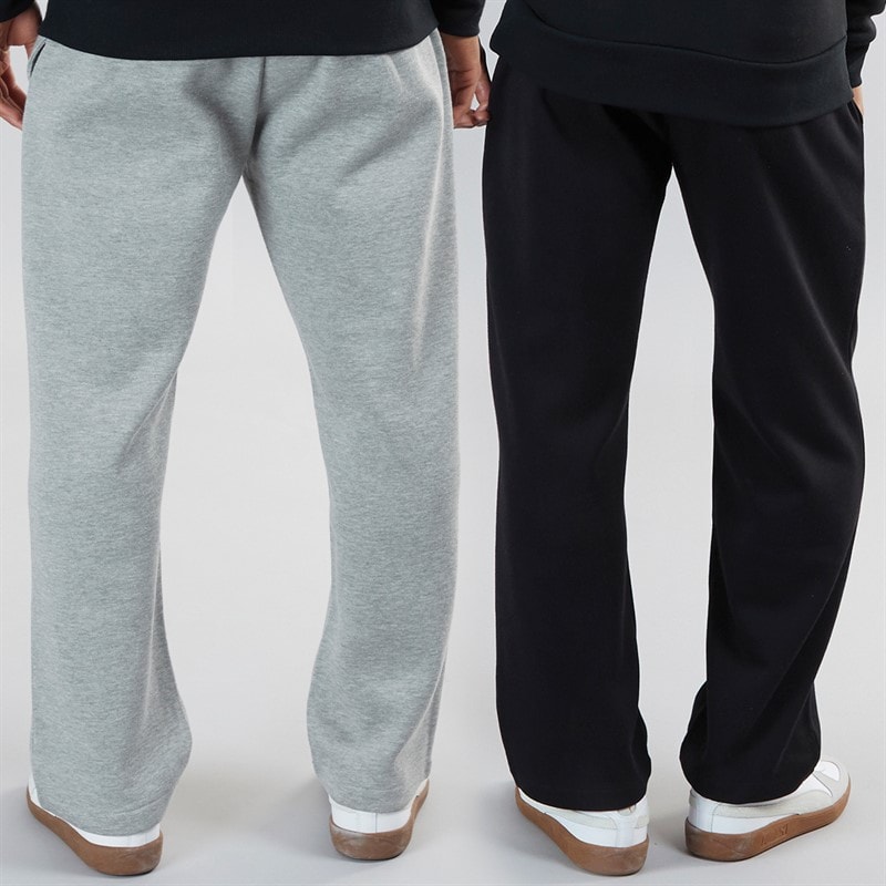 Brave Soul Heren Zeus Set van 2 Open Zoom Joggingbroek Zwart / Grijs - Afbeelding 2