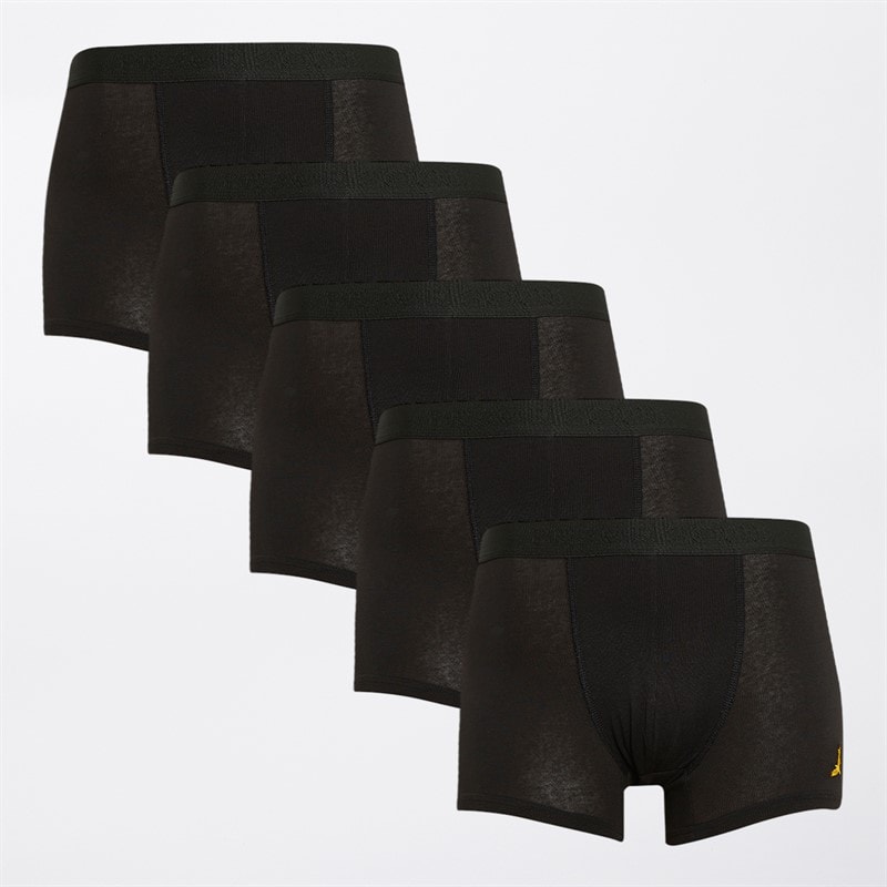Brave Soul Jongens Set van 5 Boxers Zwart