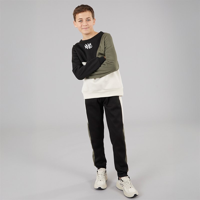 Brave Soul Junge Trainingsanzug und Weste Set Multi - Bild 4