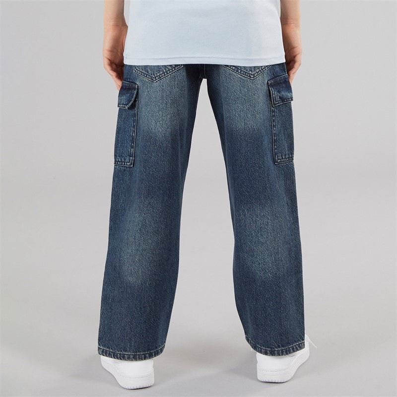 Brave Soul Jeans Garçon coupe ample Bleu moyen - Image 2
