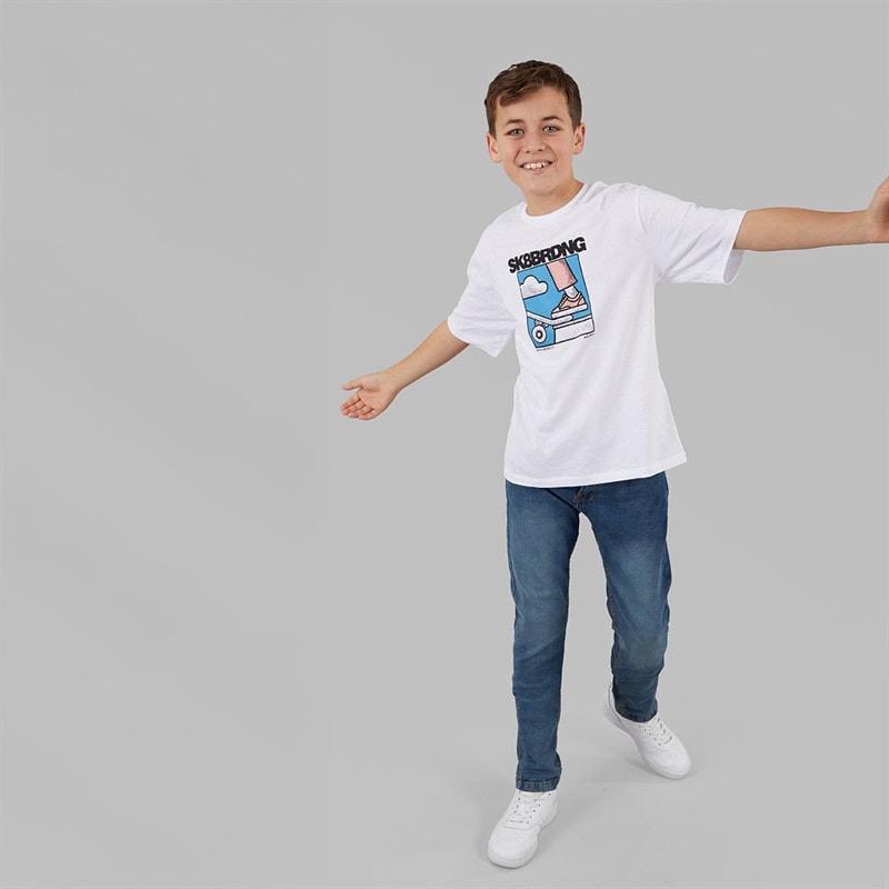Brave Soul Junge Schlanke Passform Jeans Mittlere Blaue - Bild 3