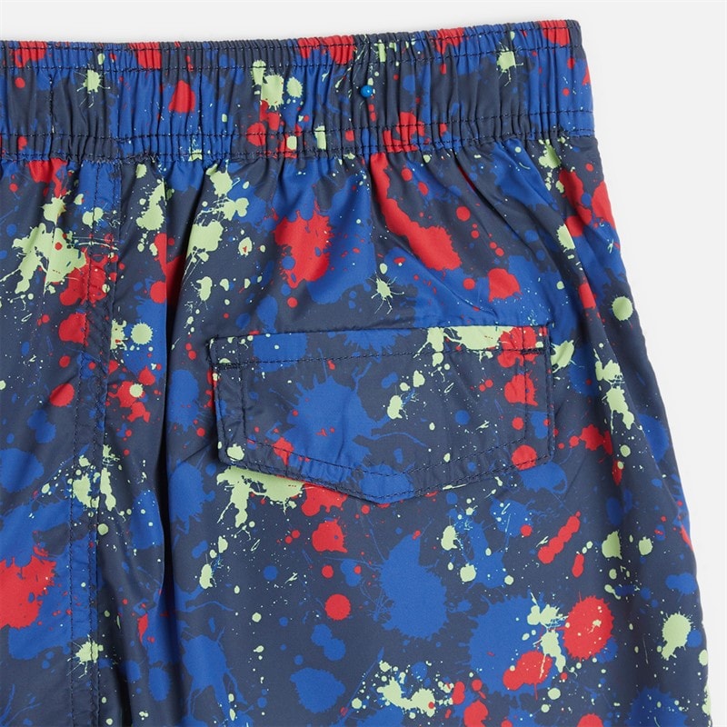 Brave Soul Junge Zweierpack Badehosen Rot/Mehrfarbig Druck Red + Multi Print - Bild 2