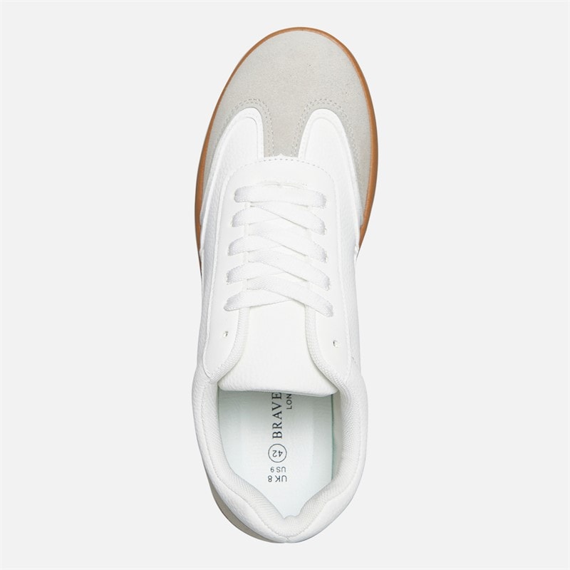 Brave Soul Herren Cisco Turnschuhe Weiß - Bild 4