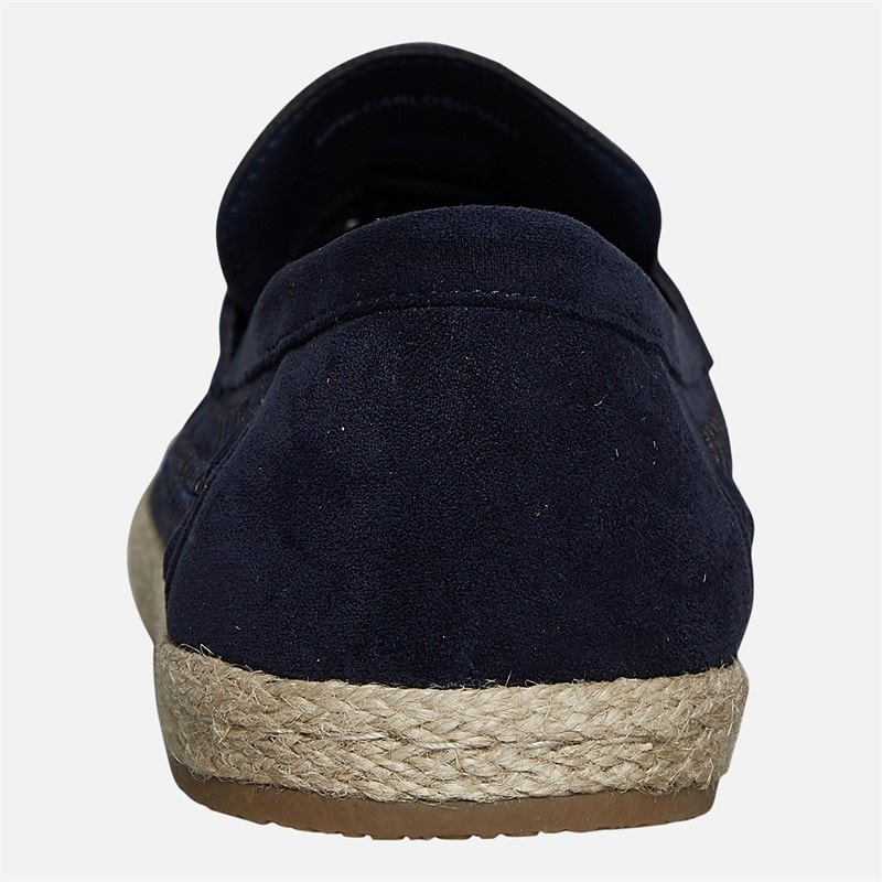 Brave Soul Heren Carlos Instappers Navy - Afbeelding 3