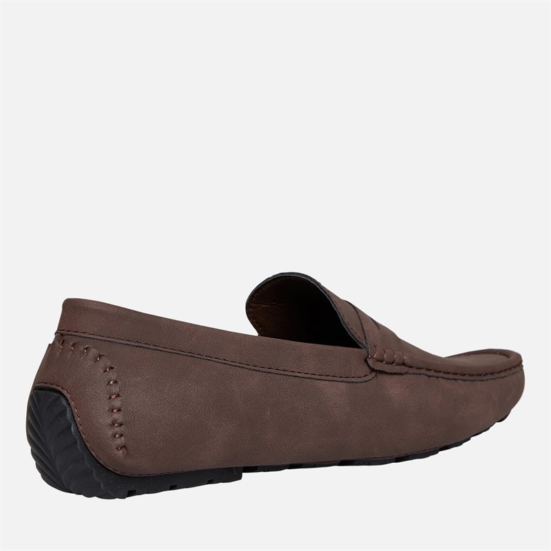 Brave Soul Heren Web Loafers Tan - Afbeelding 5