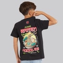 Brave Soul T-shirt Scran Garçon Noir Jet/Multicolore