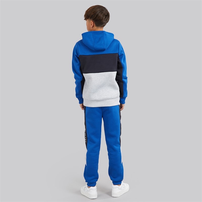 Brave Soul Jongens Parker Trainingspak Cobalt/Navy/Lichtgrijs Melange Cobalt/Navy/Light Gery Ma - Afbeelding 2