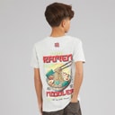 Brave Soul T-shirt Scran Garçon Écru Chiné/multicolore