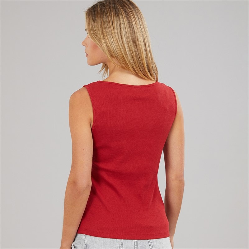 Brave Soul Damen Quantum Knopf Weste Rot - Bild 2