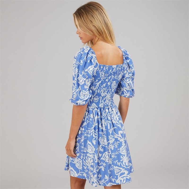 Brave Soul Robe Courte Lainey Femme Bleu/Blanc - Image 2