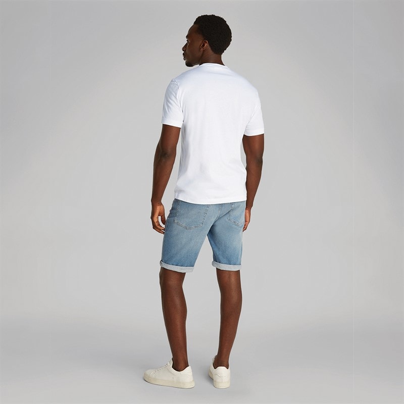Calvin Klein T-shirt Logo Homme Blanc Vif - Image 4