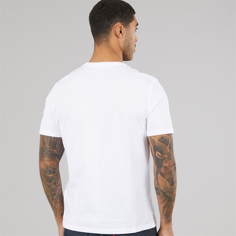 Calvin Klein Herren Sport Grafik T Shirt Hellweiß - Bild 2