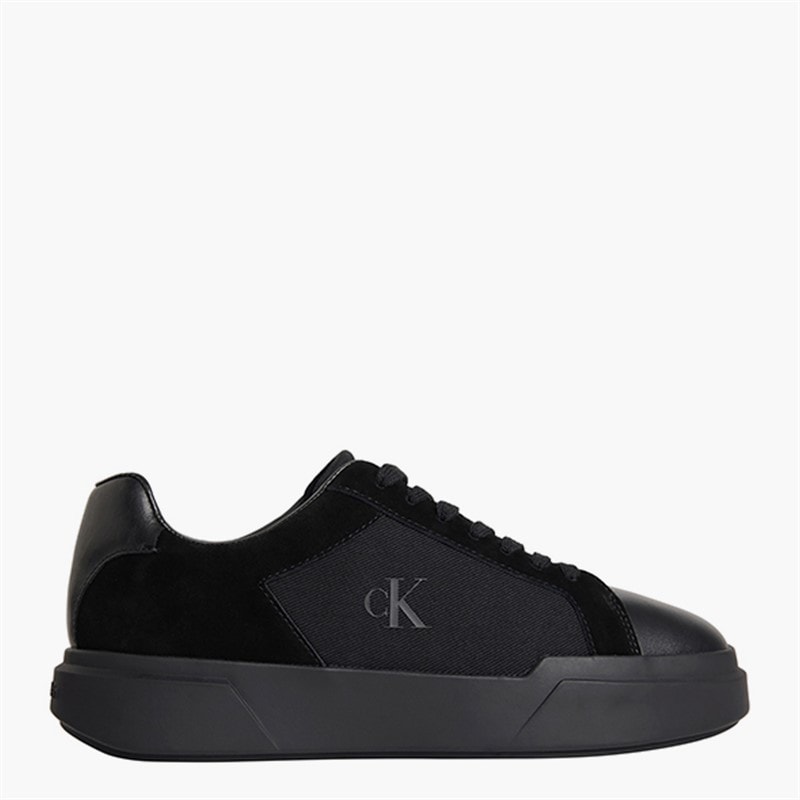 Calvin Klein Herren klobige Cupsohle Sneaker Triple Black