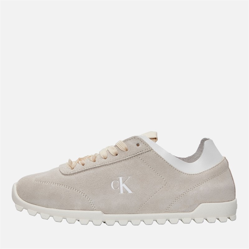 Calvin Klein Dames Lage Profiel Runner Sneakers Light Cashew