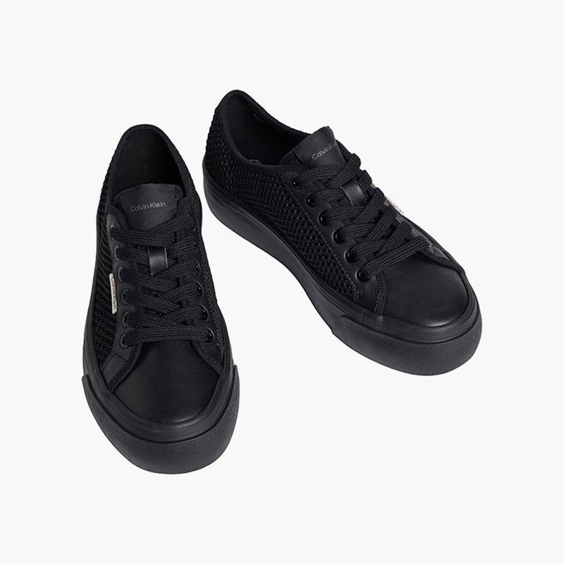 Calvin Klein Baskets Vulc Flatform Femme Triple Black - Image 4