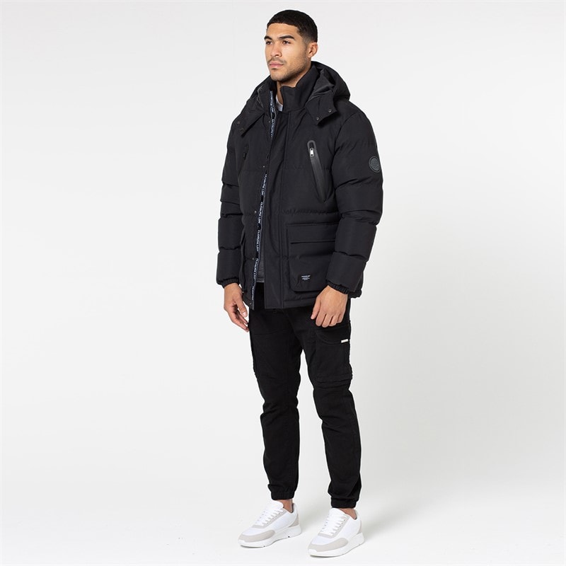 Closure London Herren Langarm Expedition Jacke Schwarz - Bild 2