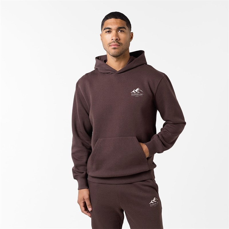 Closure London Heren Berg Silhouet Trainingspak Bruin/Stone - Afbeelding 4