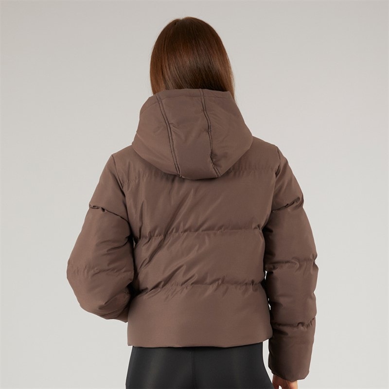 Closure London Damen Storm Manschette Kurze Steppjacke Kaffee - Bild 2