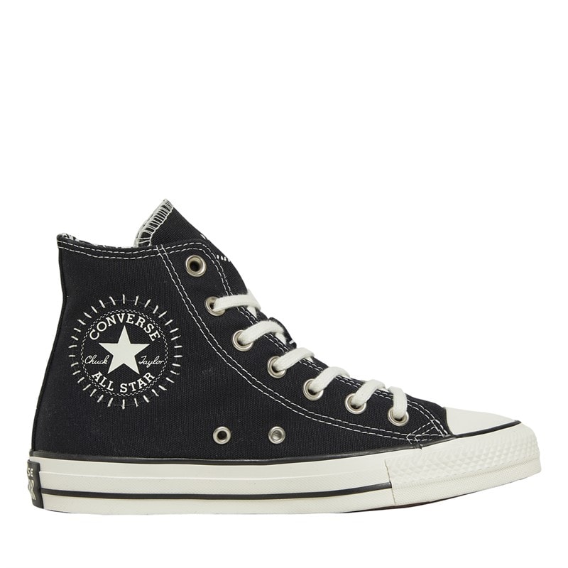 Converse Dames Chuck Taylor All Star Canvas en gympen Zwart - Afbeelding 1