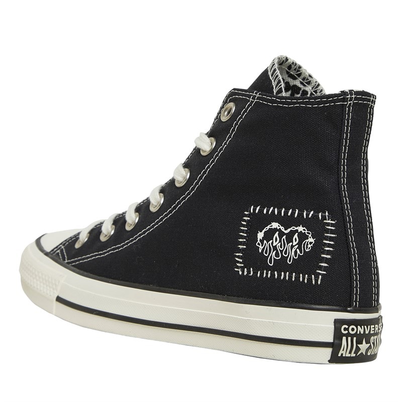 Converse Dames Chuck Taylor All Star Canvas en gympen Zwart - Afbeelding 5