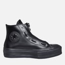 Converse Chuck Taylor All Star Lift Hi Platform skórzane trainersy dla niej kolor czarny/Total Eclipse/czarny