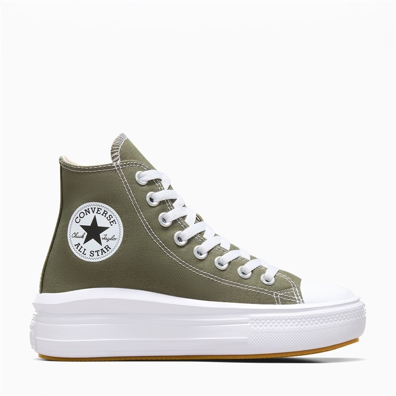 Converse Dames Chuck Taylor All Star Move Hi Sneakers Utility / Wit / Zwart - Afbeelding 1