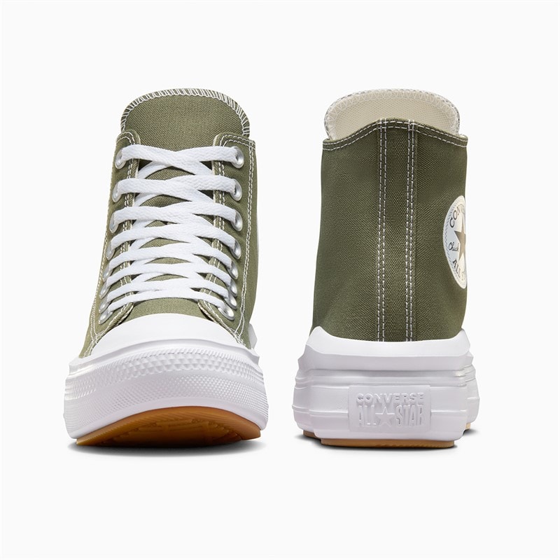 Converse Dames Chuck Taylor All Star Move Hi Sneakers Utility / Wit / Zwart - Afbeelding 3