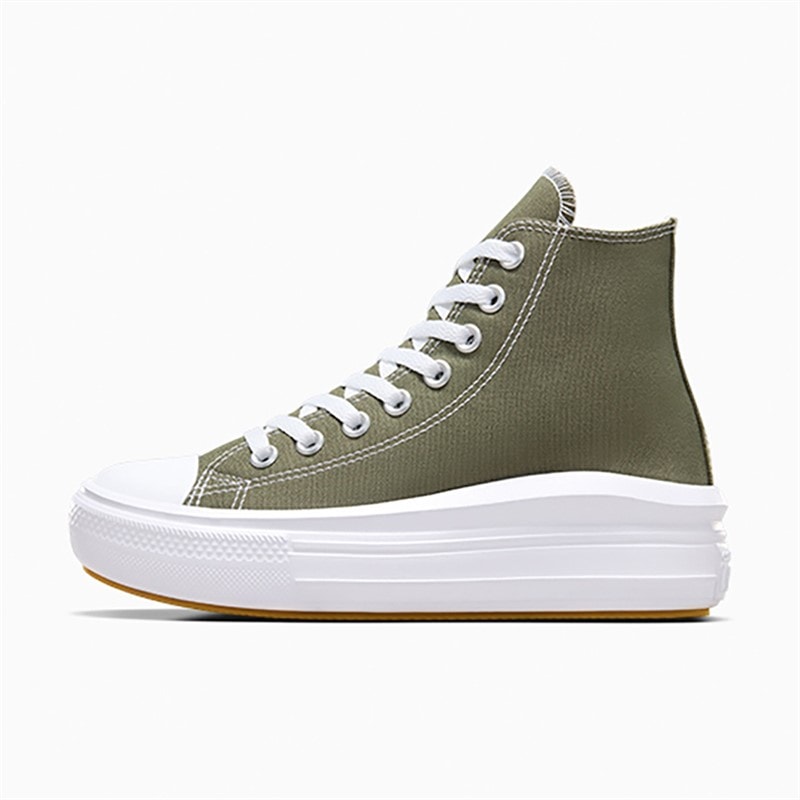 Converse Dames Chuck Taylor All Star Move Hi Sneakers Utility / Wit / Zwart - Afbeelding 5