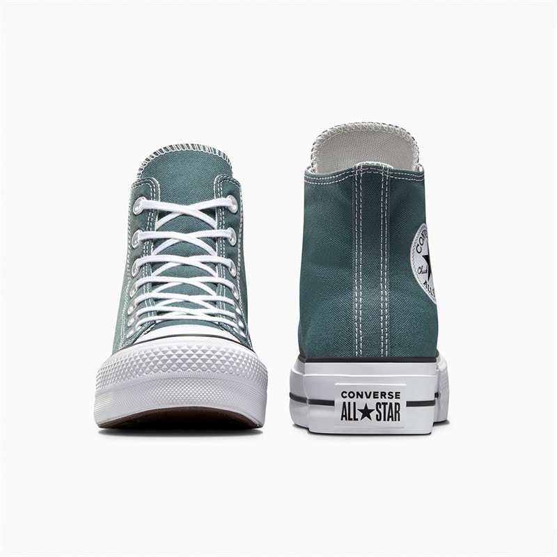 Converse Dames Chuck Taylor All Star Lift Platform Hoge Sneakers True Nature / Natural Ivory - Afbeelding 3