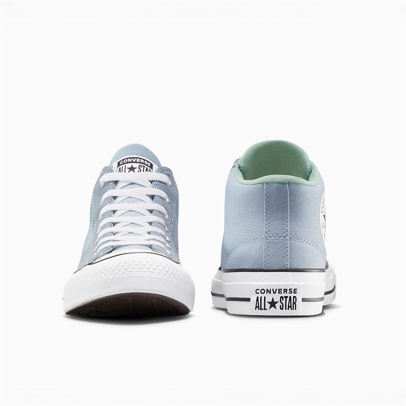Converse Heren Chuck Taylor All Star Malden Street Mid Canvas En Suède Sneakers Wet Stone/White/Black - Afbeelding 3