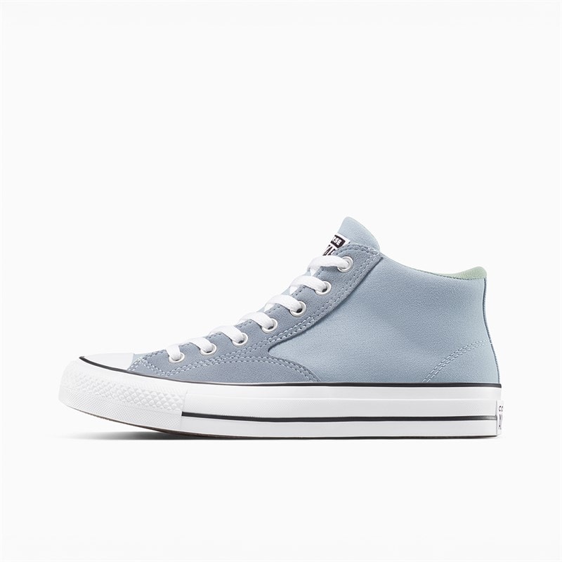 Converse Heren Chuck Taylor All Star Malden Street Mid Canvas En Suède Sneakers Wet Stone/White/Black - Afbeelding 5