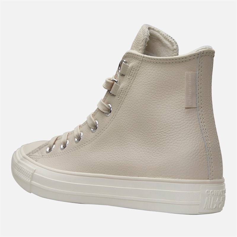 Converse Chuck Taylor All Star Hi Trainers en Cuir Light Dune/Egret/Light Dune - Image 5