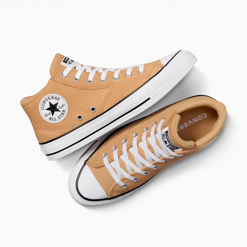 Converse Chuck Taylor All Star Malden Street Mid Sneakers Sandy Shore/Wit/Zwart - Afbeelding 4