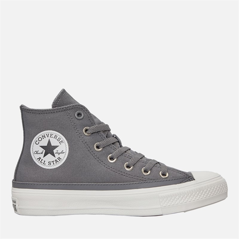 Converse Chuck Taylor All Star Hi Dubbele Veter Sneakers Sharkskin/Vintage White