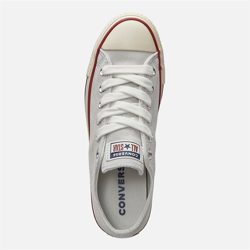 Converse Chuck Taylor All Star zamszowe sneakersy kolor Barely Grey/Natural Ivory – zdjęcie  4