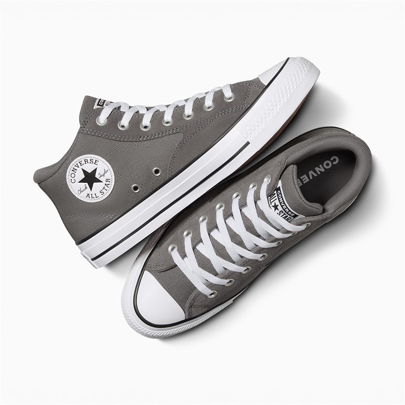 Converse Chuck Taylor All Star Malden Street Mid Sneakers Sharkskin/Wit/Zwart - Afbeelding 4