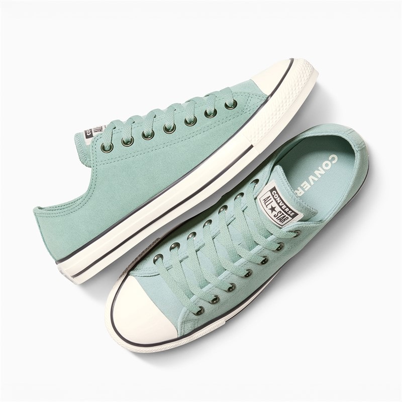 Converse Chuck Taylor All Star Suède Sneakers Mountain Teal/Egret/Zwart - Afbeelding 4