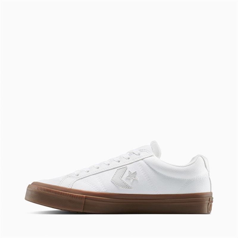 Converse Heren Sport Casual Sneakers Wit/Barely Grey/Gum - Afbeelding 1