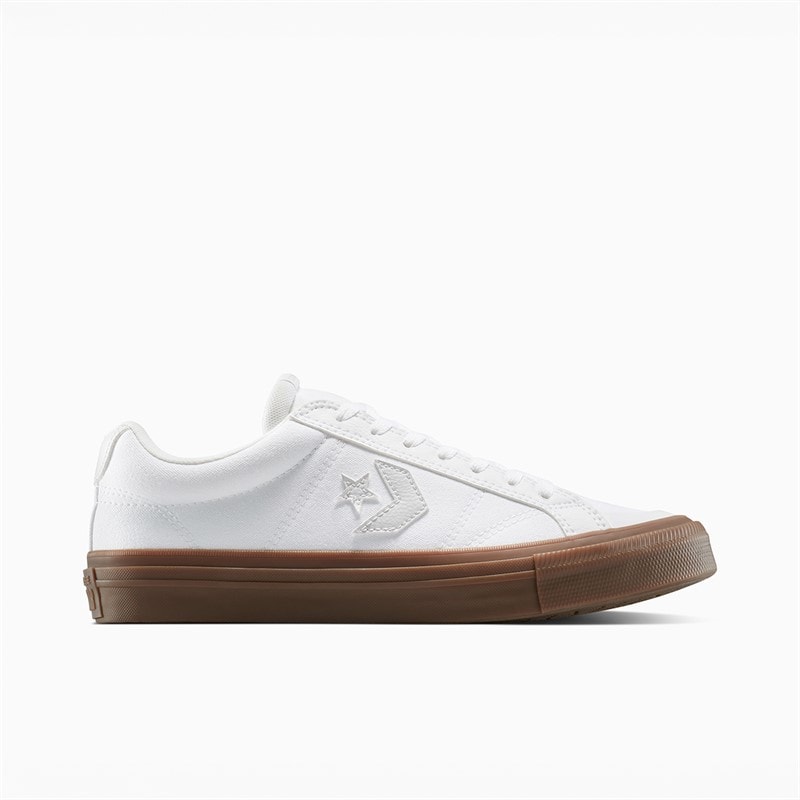 Converse Heren Sport Casual Sneakers Wit/Barely Grey/Gum - Afbeelding 5