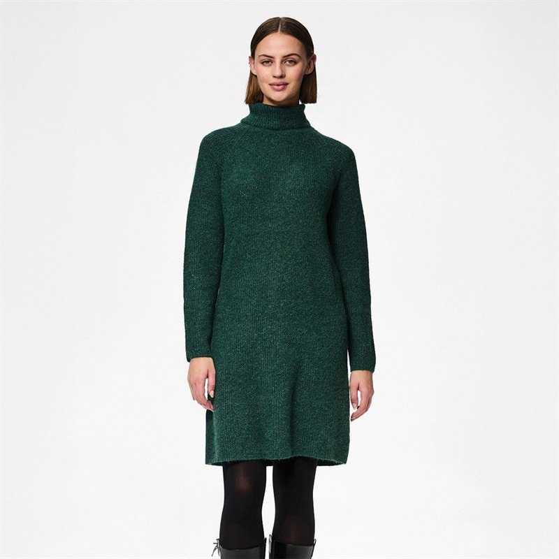 Pieces Dames Ellen Jurken Groen - Afbeelding 1